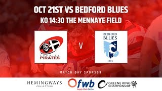 Cornish Pirates vs Bedford Blues TRY Lights [upl. by Lytsirhc]