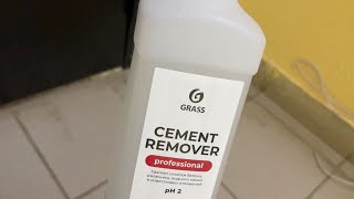 Grass Cement Remover test [upl. by Teirtza]