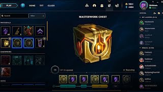 25 Masterwork Chest Opening  LoL [upl. by Oluap148]