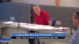 Lakeville Board of Health 10224 [upl. by Sungam49]