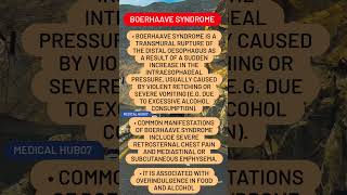 Boerhaave syndrome [upl. by Nelg]