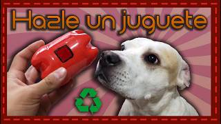 DIY Cómo hacer un juguete casero para perros en minutos [upl. by Adnov]