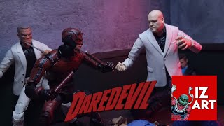 Daredevil Hallway Fight Stop Motion Short Daredevil vs Kingpin [upl. by Itirp]