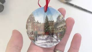 Covent Garden Christmas Tree Ornament [upl. by Yelhak456]