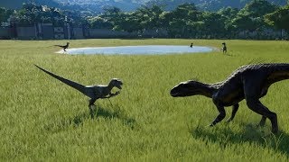 4 Velociraptor VS Indoraptor  Jurassic World Evolution [upl. by Mcleroy]