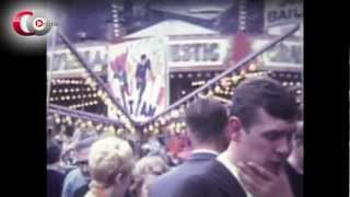 A fairground on Barnsley Market Aug 1965  Archive footage [upl. by Christmas]