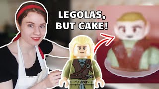 Let’s Make a Legless Lego LEGOLAS CAKE [upl. by Aramot]