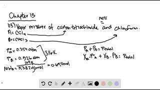 The vapor pressure of carbon tetrachloride CCl4 is 0 354 atm and the vapor pressure of chloroform [upl. by Lewendal781]