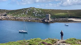 Team Windfinder to The Isles of Scilly 2023 with our HallbergRassy 48 mk II [upl. by Leiand482]