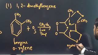 Question no 1317Ncert exercise class 11Ozonolysis of 12dimethylbenzene [upl. by Nivlam]