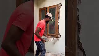 വീട് പുതിയ മോഡലിൽ Home renovation construction [upl. by Abby]