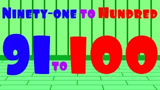 Counting Numbers 91 To 100  Numbers For Kids  Count Numbers  Educational Video For Kids [upl. by Ydnic180]