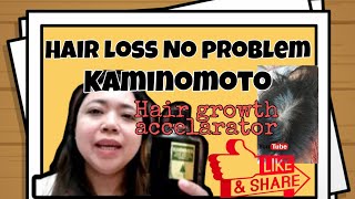 Paano maiwasan ang paglagas ng buhokKaminomoto accelarator very effective to fights hair loss [upl. by Lorianna]