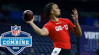 Best of Quarterback Workouts at the 2023 Scouting Combine [upl. by Brozak]