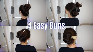 My Current Favourite BUN Hairstyles ♡ [upl. by Mahgirb]