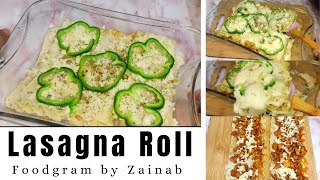 Lasagna Roll Ups😍 Recipe by foodgram by Zainab [upl. by Oran]