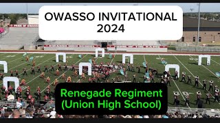 Renegade Regiment Union High School THE SHAPE OF U  Owasso Invitational 2024 [upl. by Florina]