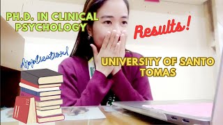 PhD in Clinical Psychology in UST Graduate School Application Results [upl. by Odel401]