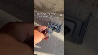 Easiest way to install anchor bolts 👌🏼 Try it yourself tools tooltips [upl. by Porter]