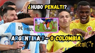 Argentina 1  0 Colombia  Copa América  Argentina Campeón Final Copa América 2024  ¿Robo [upl. by Garbers]