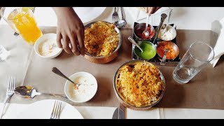 First time trying spicy indian food in Brazzaville vlog [upl. by Attolrac]