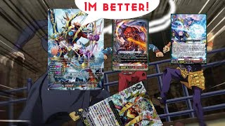 Lets review Cardfight Vanguard Dragonic Kaiser Vermillion The Blood review Better than V series [upl. by Norvun]