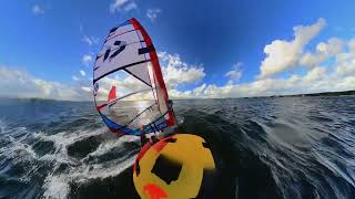 🚀🚀🚀 Fun windsurfing at Brouwersdam  Zeeland [upl. by Yeliac]