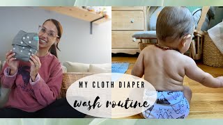 MY CLOTH DIAPER WASH ROUTINE  Alva Baby  Wegreeco [upl. by Koa]