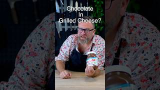 Chocolate in a grilled cheese Eat or nah grilledcheese recipe cheese chocolate food [upl. by Anitnas]