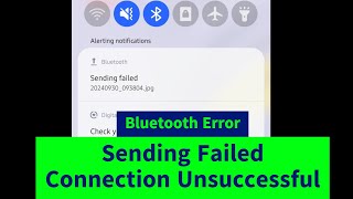 Sending Failed Connection Unsuccessful  Unable to Send Files through Bluetooth to Paired PCLaptop [upl. by Erret616]