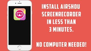 Install AirShou Without Jailbreak Or Computer iOS 103x  Complete Guide [upl. by Inuat]