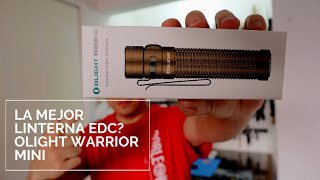 🚨 La Mejor Linterna Táctica o EDC de 1500 Lumen Cabe En una Mano Olight Warrior Mini [upl. by Shermy]