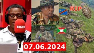 AMAKURU YA BBC GAHUZA 07062024 CONGO BURUNDI RWANDA CONGO NAYAVURWA KWISI [upl. by Doowron]