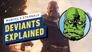 Marvels Eternals Movie Villains The Deviants Explained [upl. by Arriaes]