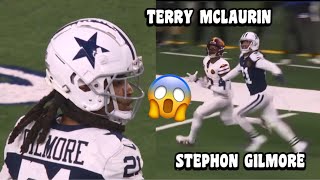 Terry McLaurin Vs Stephon Gilmore amp Daron Bland 🔥 Cowboys Vs Commanders 2023 highlights WR Vs CB [upl. by Leaj]