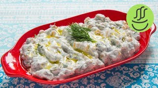 SALATA TARİFİ  YOĞURTLU MEZE  Kolay Meze Tarifleri [upl. by Annej]