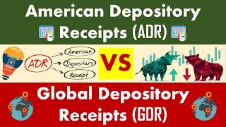 Differences between American Depository Receipts ADR and Global Depository Receipts GDR [upl. by Kamila]