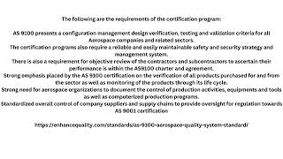 AS9100 Certification [upl. by Jarek]