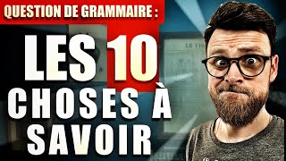 Oral du Bac  10 choses à savoir pour réussir la question de grammaire [upl. by Norine179]