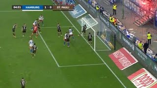 Hamburger SV vs FC St Pauli 10 Robert Glatzel score late goal to earn win for HSV Match recap [upl. by Tengler]