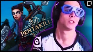 PENTAKILL DE VAYNE PADRÃO [upl. by Tinor]