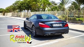 2014 MercedesBenz SL63 AMG V8 Biturbo  AutoReview  Dubai Episode 30 ENG [upl. by Emoryt]