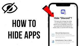 How to Hide Apps in iOS 18  Full Tutorial [upl. by Aggri788]