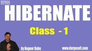 Hibernate Online Training  Class  1  by Nagoor Babu [upl. by Duffy893]