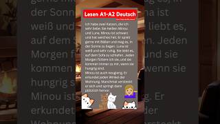 Lesen A1A2 Deutsch Goethe Prüfung  learn German with Tikdeutsch german GermanVocabulary shorts [upl. by Anyrb]