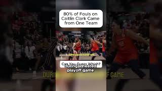 Shocking Moment Caitlin Clark Poked in the Eye During Playoff Game [upl. by Nysila]