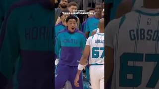 The half court oop was good too😂follow BlindEyeSports for viral hornets nba sports shorts [upl. by Brebner43]