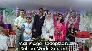 Marriage Reception of Selina Weds Susmit Kujur  marriage [upl. by Aspa]