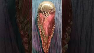 😍Beautiful hairstyle tutorial for beginners❤️viralvideo ytshorts shorts hairstyle youtubeshorts [upl. by Lusty147]