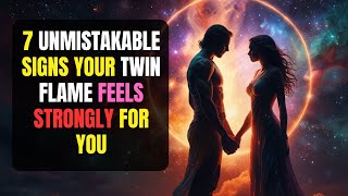 7 UNMISTAKABLE Signs Your Twin Flame Feels Strongly For You [upl. by Lakim]